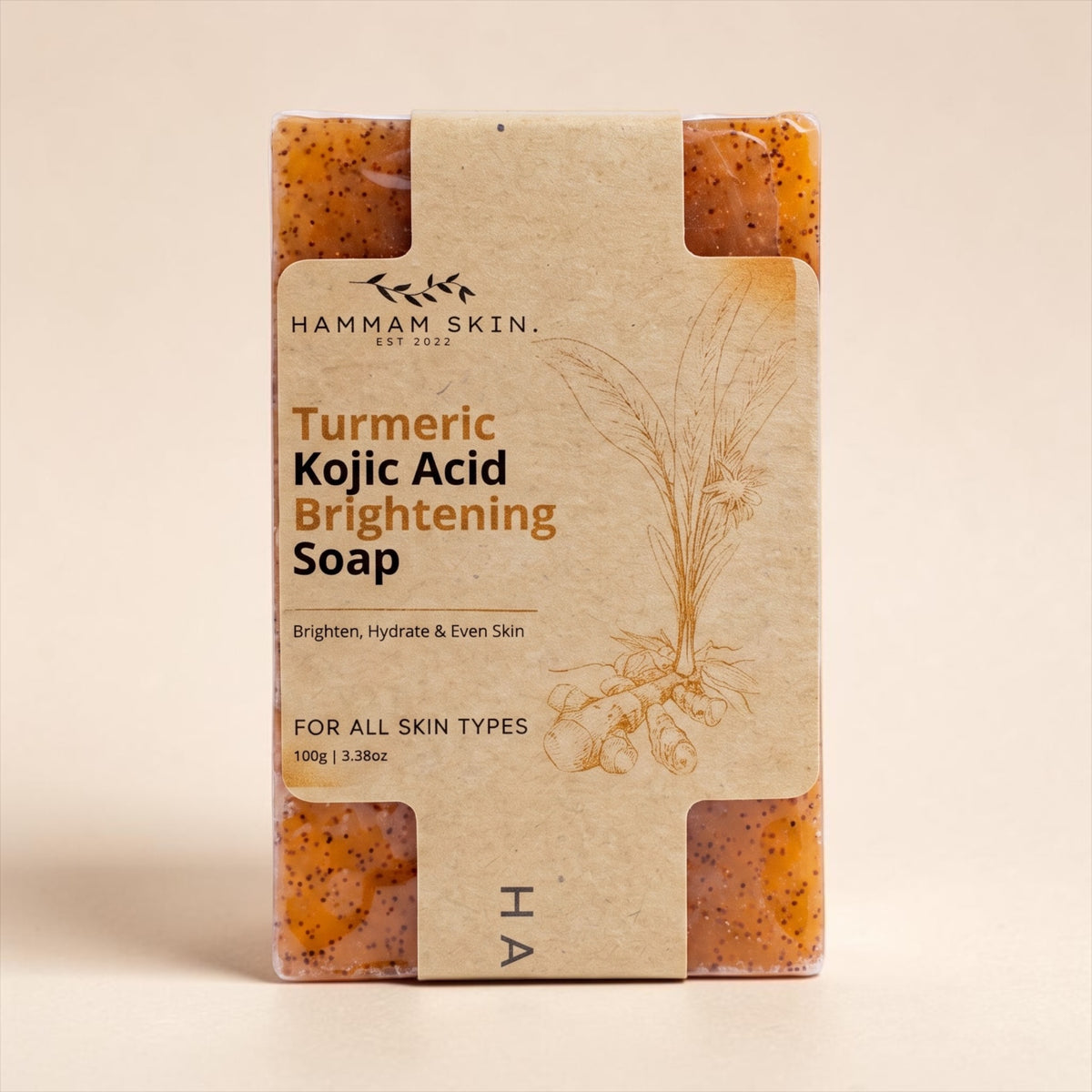 Hammam Skin turmeric and kojic acid brightening soap bar